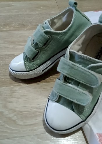 Erkek Çocuk Yeşil Cırt Cırtlı Spor Ayakkabı - Görsel 2