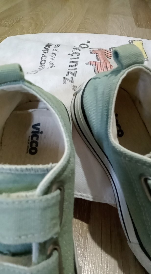 Erkek Çocuk Yeşil Cırt Cırtlı Spor Ayakkabı - Görsel 5