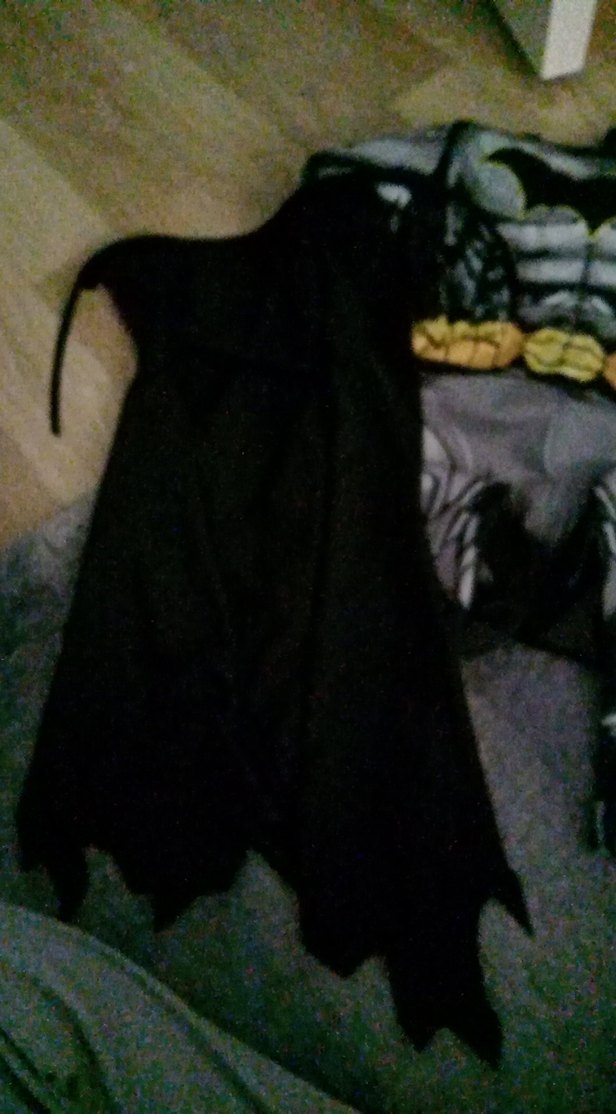 Koyu Gri Desenli Çocuk  Kostümü - Görsel 5