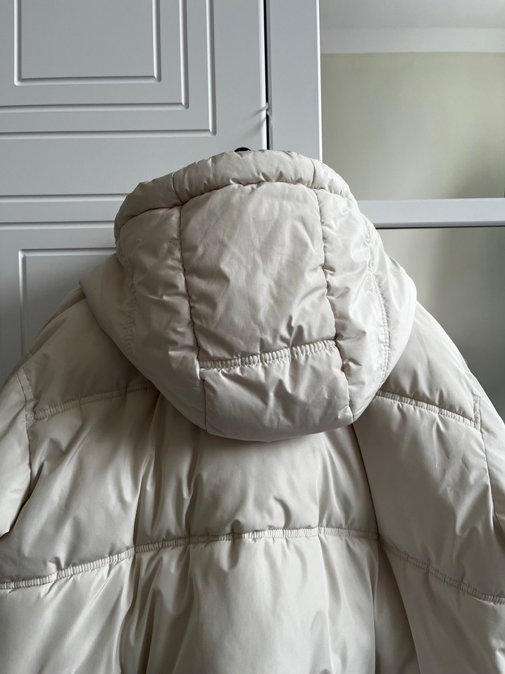 Zara Beyaz Kadın Kışlık Mont - Görsel 2