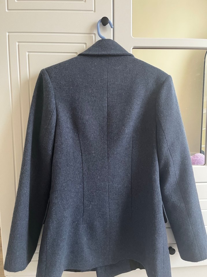 Vatkalı marka Kaşe Blazer - Görsel 3