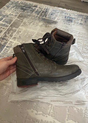 Haki renk erkek bot - Görsel 3