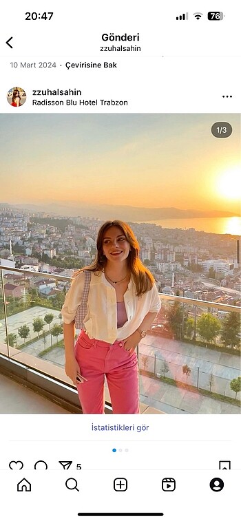 Pembe jean - Görsel 3