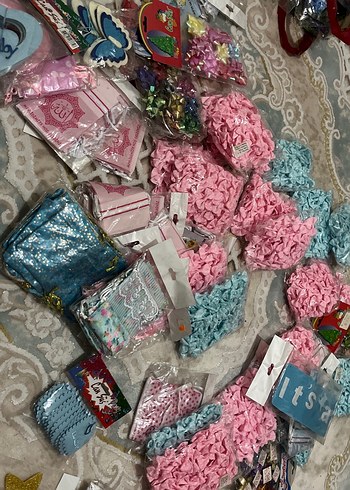 Pembe Kurdeleli Çocuk Saç Tokası - Görsel 11