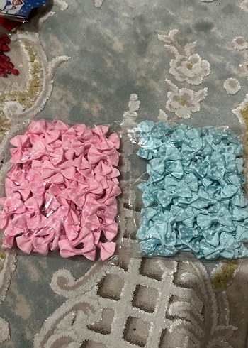 Pembe Kurdeleli Çocuk Saç Tokası - Görsel 3