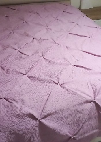 Pastel Mor Düz Yatak Örtüsü - Görsel 3