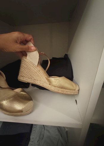 Bej Kadın Dolgu Topuklu Espadril - Görsel 2