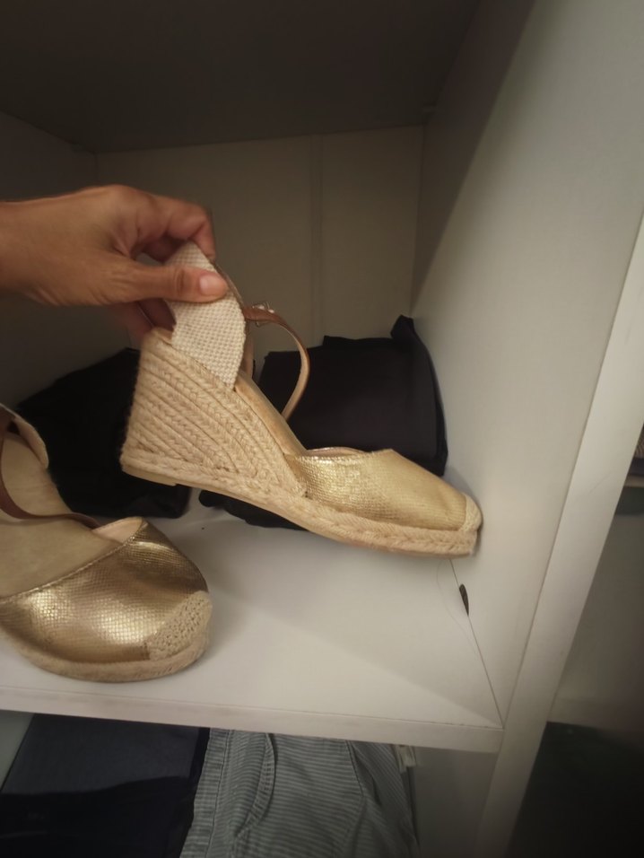 Bej Kadın Dolgu Topuklu Espadril - Görsel 2