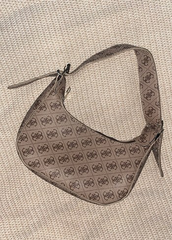 Bej Desenli Kadın Omuz Çantası - Görsel 2