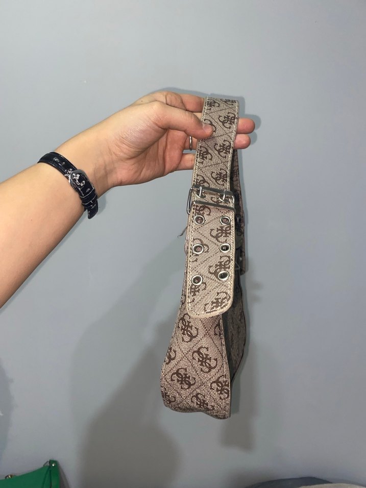 Bej Desenli Kadın Omuz Çantası - Görsel 3