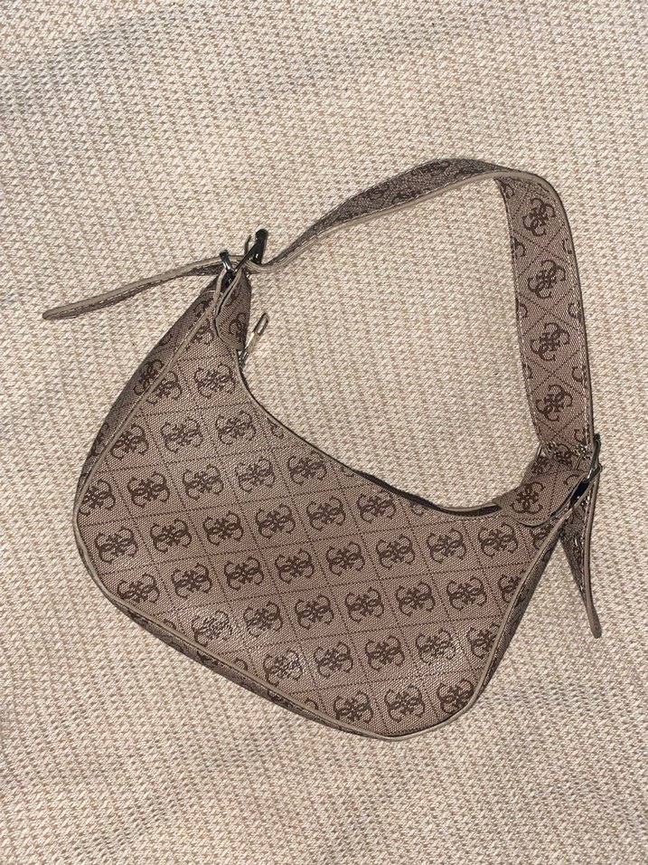 Bej Desenli Kadın Omuz Çantası - Görsel 2