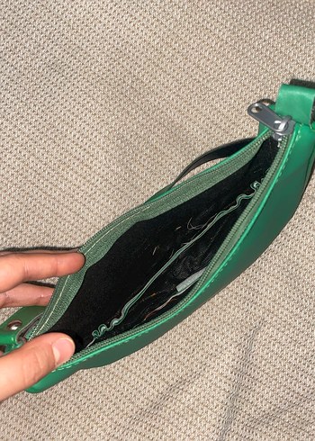 Yeşil Minimalist Kadın Omuz Çantası - Görsel 4