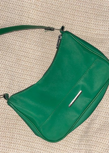 Yeşil Minimalist Kadın Omuz Çantası - Görsel 2