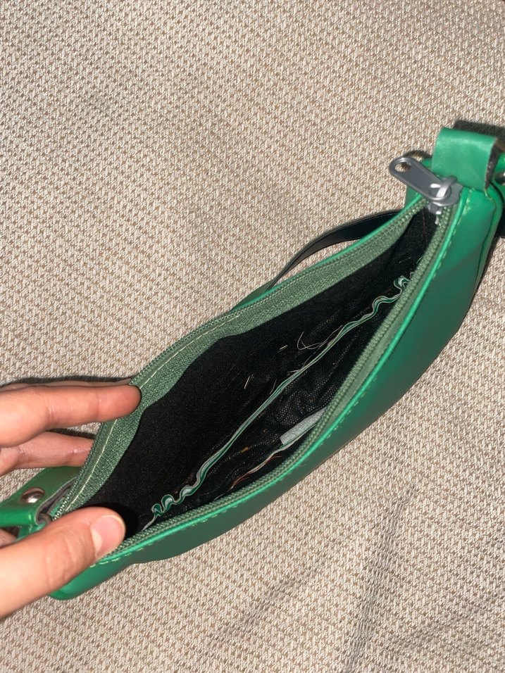 Yeşil Minimalist Kadın Omuz Çantası - Görsel 4