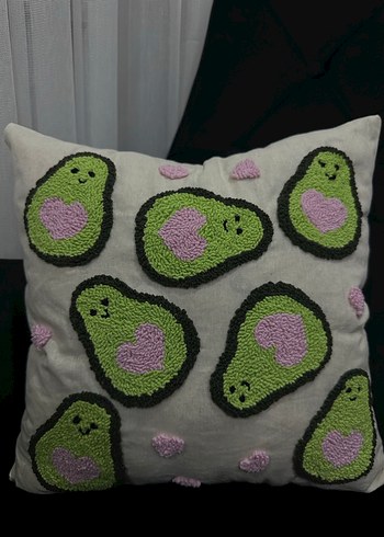 Punch Avokado Desenli Kırlent - Görsel 2