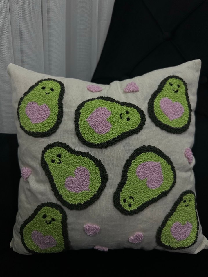 Punch Avokado Desenli Kırlent - Görsel 2