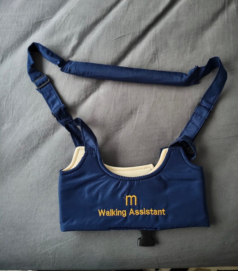 Gri Bebek Yürüme Destek Askısı One Size - Görsel 3
