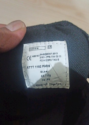 Siyah Erkek Spor Botlar Velcro Bantlı yds marka - Görsel 3