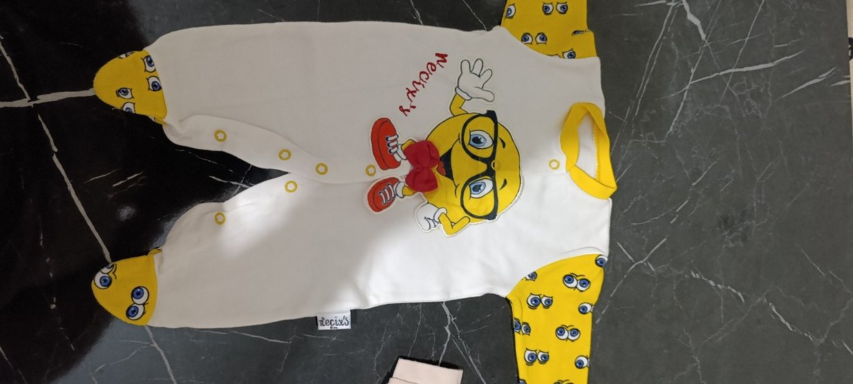 Renkli Baskılı Bebek Tulumlari - Görsel 3