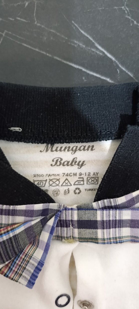 Sarı Çizgili Erkek tulum - Görsel 2