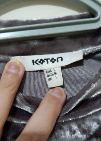 Kadın Gri Tie-Dye Uzun Kollu Bluz - Görsel 2