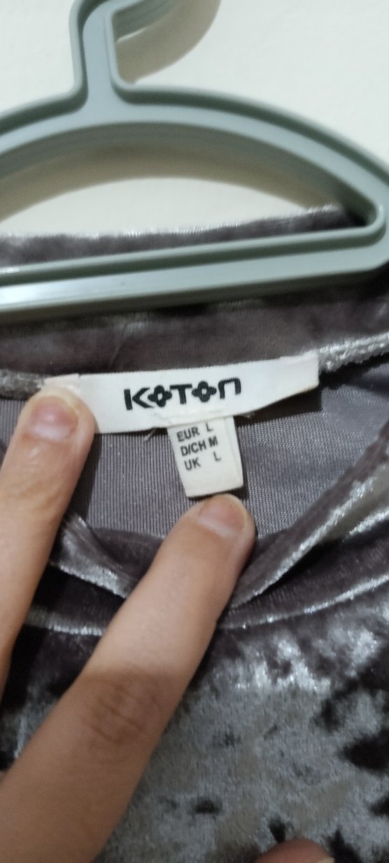 Kadın Gri Tie-Dye Uzun Kollu Bluz - Görsel 2