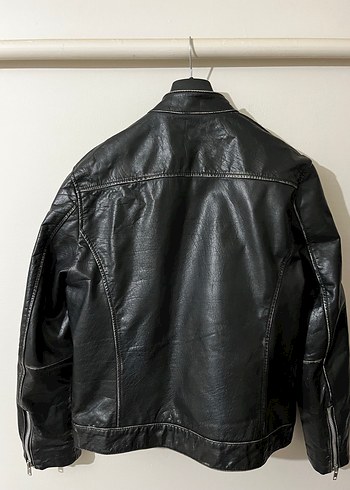 Amerikan vintage deri ceket - Görsel 2