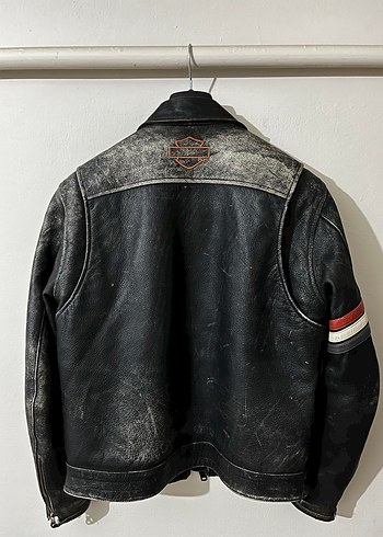 Harley davidson Amerika vintage deri ceket - Görsel 2