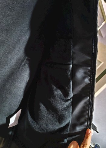 Siyah Erkek Deri Biker Ceket - Görsel 2