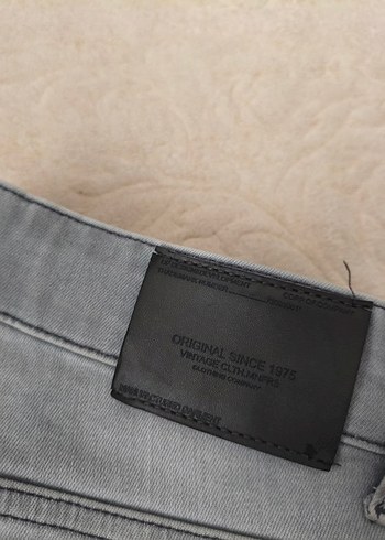 Gri Erkek Denim Pantolon Slim Fit - Görsel 3