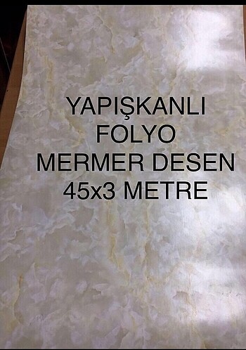 YAPIŞKANLI FOLYO 3 METRE