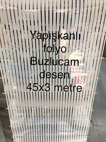 Yapışkanlı cam FOLYOSU