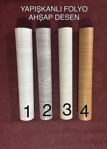 Yapışkanlı folyo ahşap desen 3 numara 5 metrr
