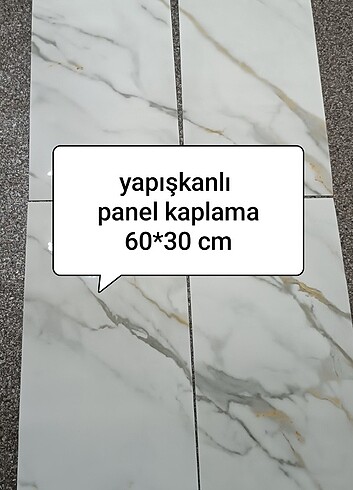 Diğer Yapışkanlı panel kaplama 60*30 cm