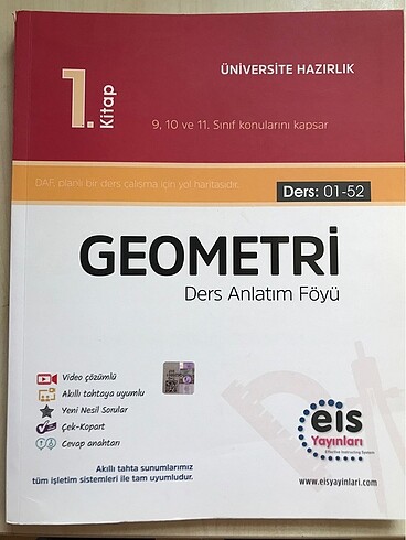 eis yayınları geometri 1. kitap föy