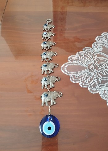 Gri Zincir Detaylı Bohem kapı süsü