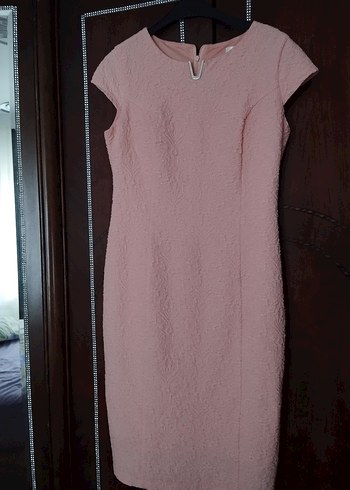 Pembe Uzun Kadın Elbise