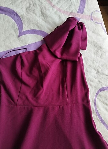 Trendyol tek omuz elbise - Görsel 7