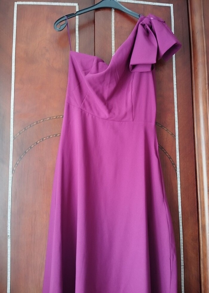 Trendyol tek omuz elbise - Görsel 3