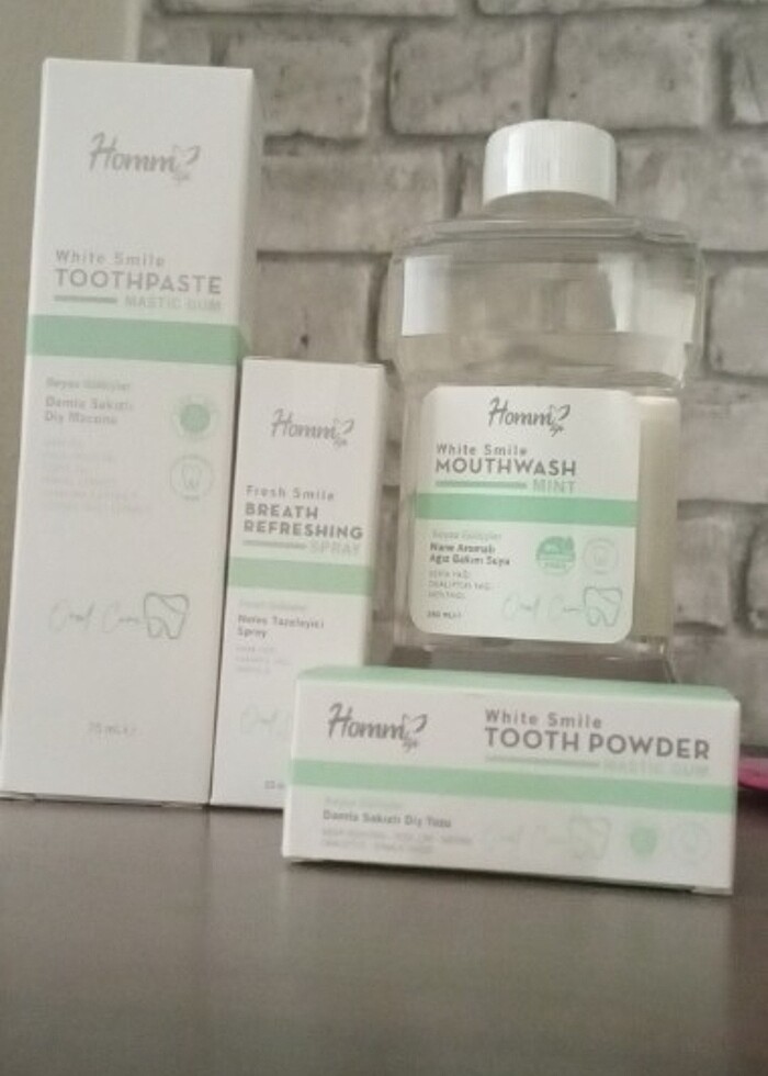 Homm bitkisel ağız bakım seti - Görsel 2