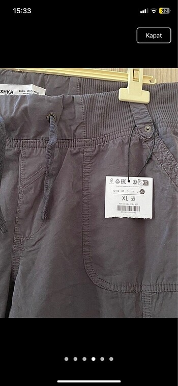 xl Beden Bershka straight pantolon
