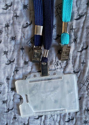 Mavi ve Gri Erkek Rozet Askısı - Görsel 2