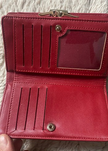 Kadın Deri Fermuarlı Haki Cüzdan - Görsel 6