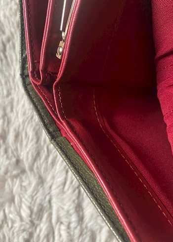 Kadın Deri Fermuarlı Haki Cüzdan - Görsel 4