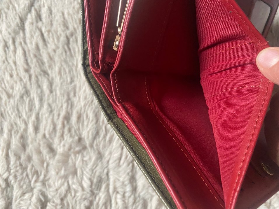 Kadın Deri Fermuarlı Haki Cüzdan - Görsel 4