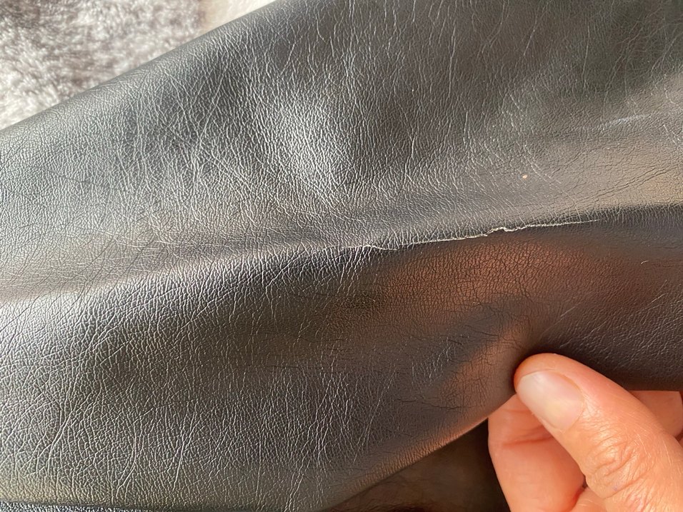 Kadın Siyah Deri Fermuarlı Ceket - Görsel 4