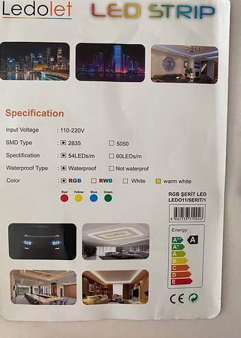 RGB LED Şerit Işık Seti Uzaktan Kumandalı - Görsel 2