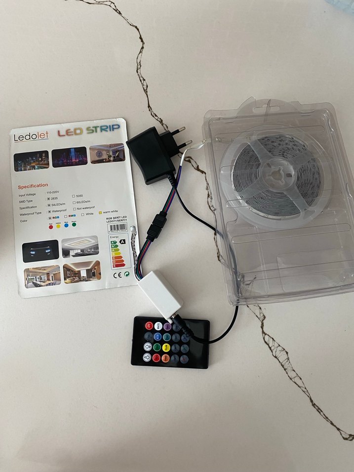 RGB LED Şerit Işık Seti Uzaktan Kumandalı - Görsel 3