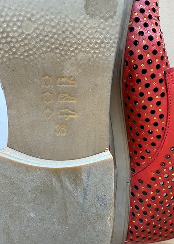 Matraş Matraş ışıltılı delikli loafer