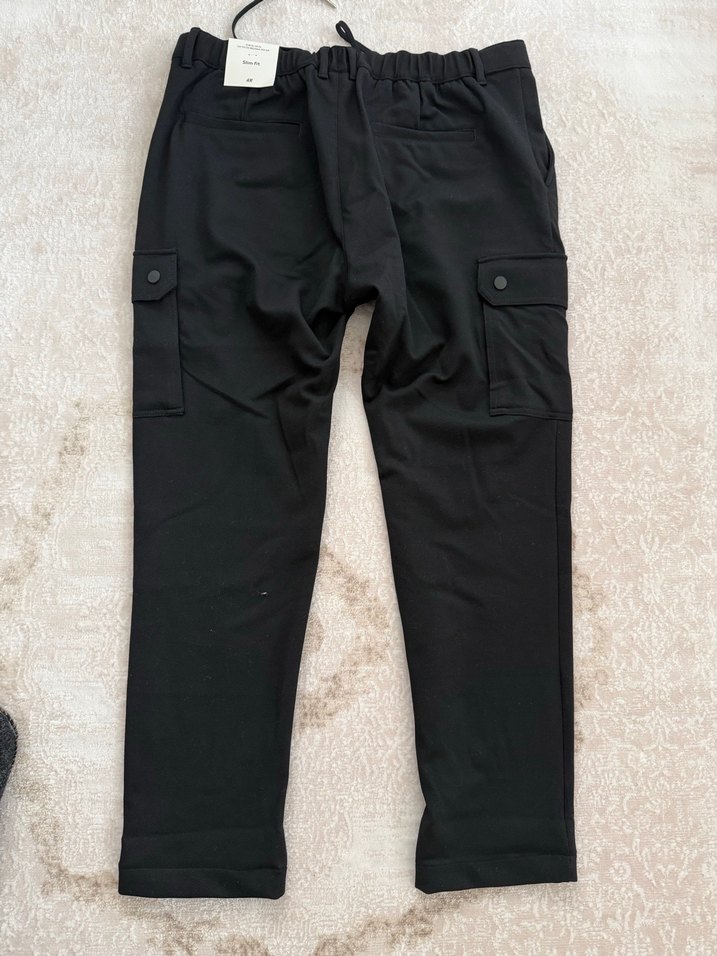 H&M Erkek Kargo Pantolon - Görsel 5